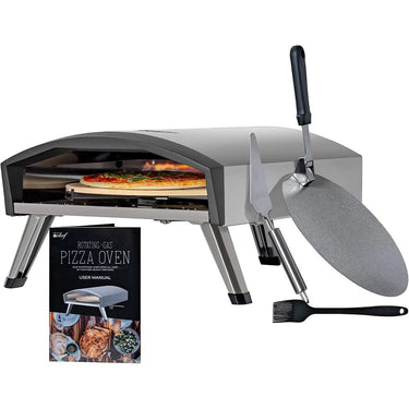 Deco Chef Portable Outdoor Gas Pizza Oven in Stainless - PRPO30STS - Open Box