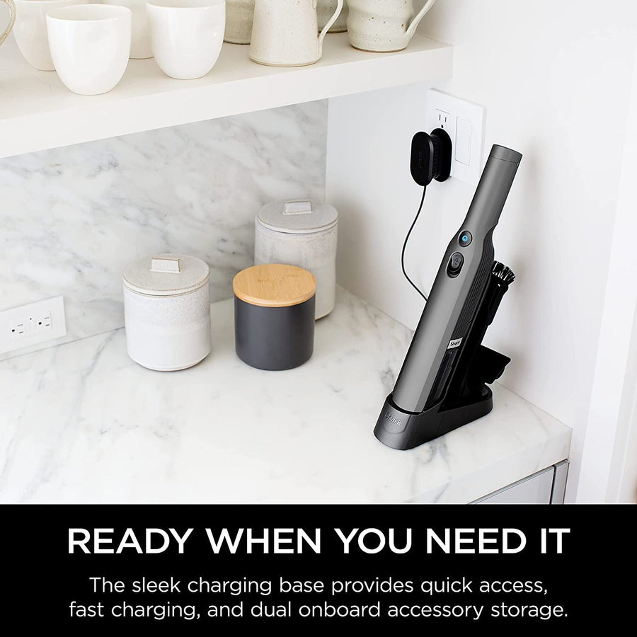 Shark WV201 WANDVAC Cordless Handheld Vacuum, Slate - Refurbished