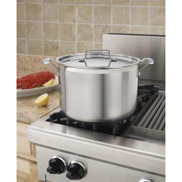Cuisinart MCP66-28N MultiClad Pro Triple Ply Stainless Cookware 12 Quart Stockpot w/ Cover