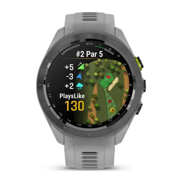 Garmin Approach S70 42 mm Premium GPS Golf Watch, Powder Grey Band (010-02746-01)