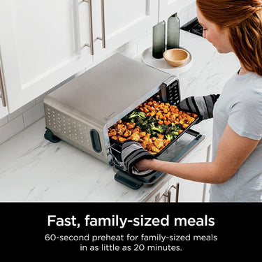 Ninja FT405C Digital Air Fry Pro Countertop 10-in-1 Oven, Extended Height(Refurbished)