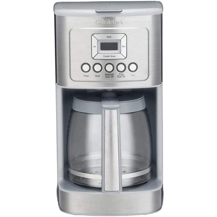 Cuisinart DCC-3200 Programmable Coffeemaker w/ Glass Carafe, Stainless Steel Handle - Grey