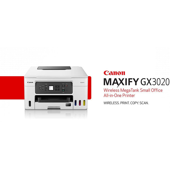Canon MAXIFY GX3020 Wireless MegaTank Small Office All-in-One Printer