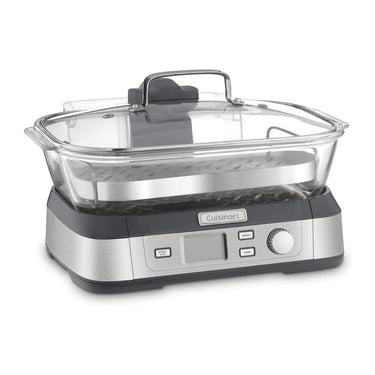 Cuisinart STM-1000 Cook Fresh Digital Glass Steamer, Stainless Steel - Refurbished