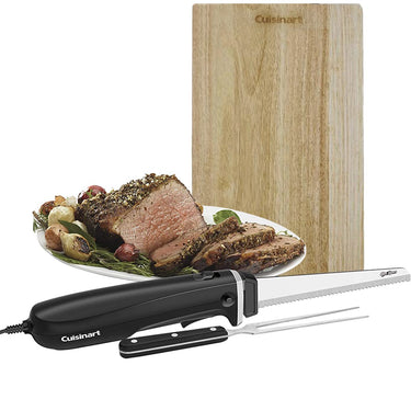Cuisinart Electric Knife with Cutting Board & Carving Fork - Factory Refurbished