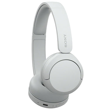 Sony WH-CH520 Wireless Headphones with Microphone, White w/ Warranty Bundle