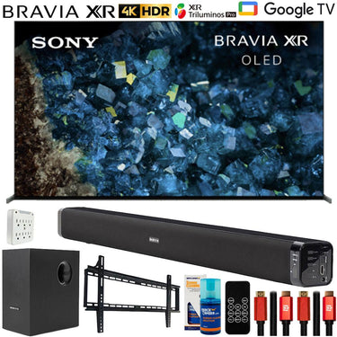 Sony BRAVIA XR 83" A80L OLED 4K Smart TV with Deco Gear Home Theater Bundle (2023)