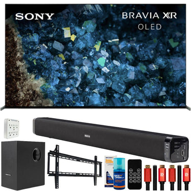 Sony BRAVIA XR 83" A80L OLED 4K Smart TV with Deco Gear Home Theater Bundle (2023)
