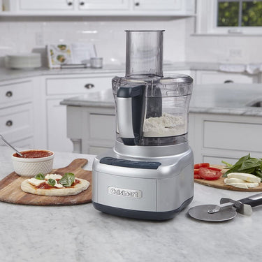 Cuisinart 8 Cup Food Processor, 350-Watt Motor, Silver - Refurbished