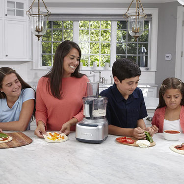 Cuisinart 8 Cup Food Processor, 350-Watt Motor, Silver - Refurbished
