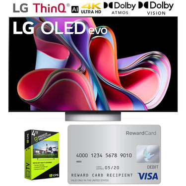 LG OLED evo G3 77 Inch 4K Smart TV (2023) w/ 4 Yr Warranty + $300 Gift Card