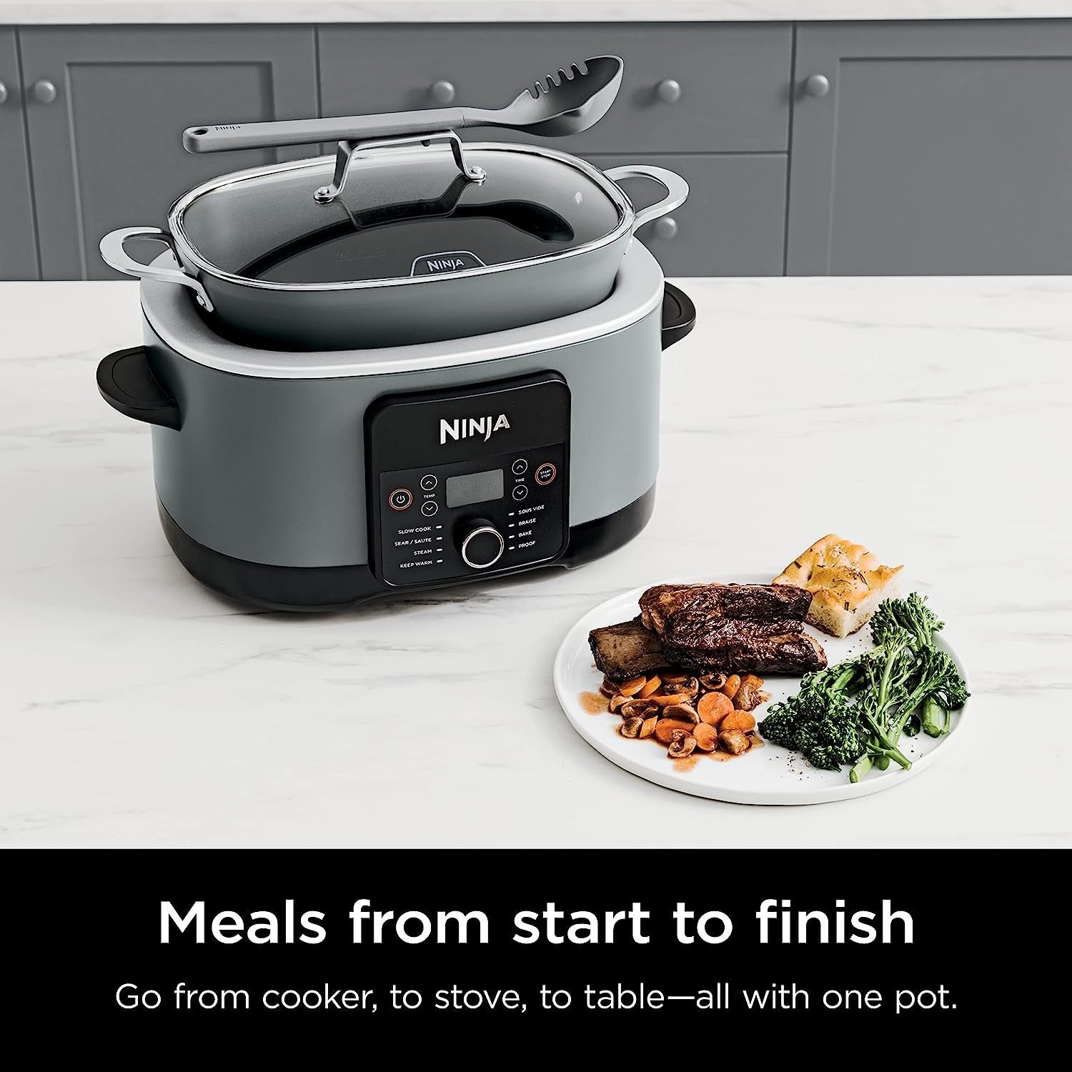 Ninja Foodi Possible Slow Cooker PRO Multi-Cooker (MC1001), Refurbished — view 2