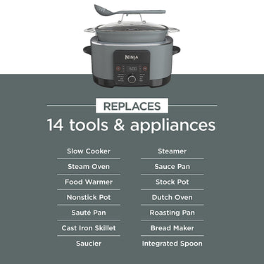 Ninja Foodi Possible Slow Cooker PRO Multi-Cooker (MC1001), Refurbished