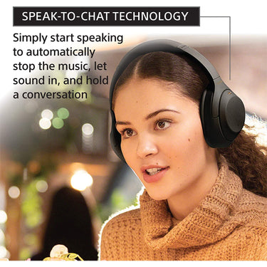 Sony WH1000XM4/S Premium NC Wireless Headphones (Silver) Bundle with XB100 Speaker