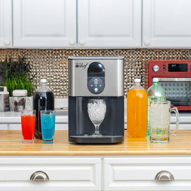 Deco Chef 46LB Self Dispensing Nugget Ice Maker, Countertop, Makes 1.8LB per Hour OPEN BOX