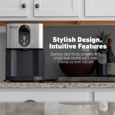 Deco Chef 46LB Self Dispensing Nugget Ice Maker, Countertop, Makes 1.8LB per Hour OPEN BOX