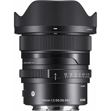 Sigma 20mm F2 DG DN Contemporary Lens for L-Mount Full Frame Mirrorless Open Box