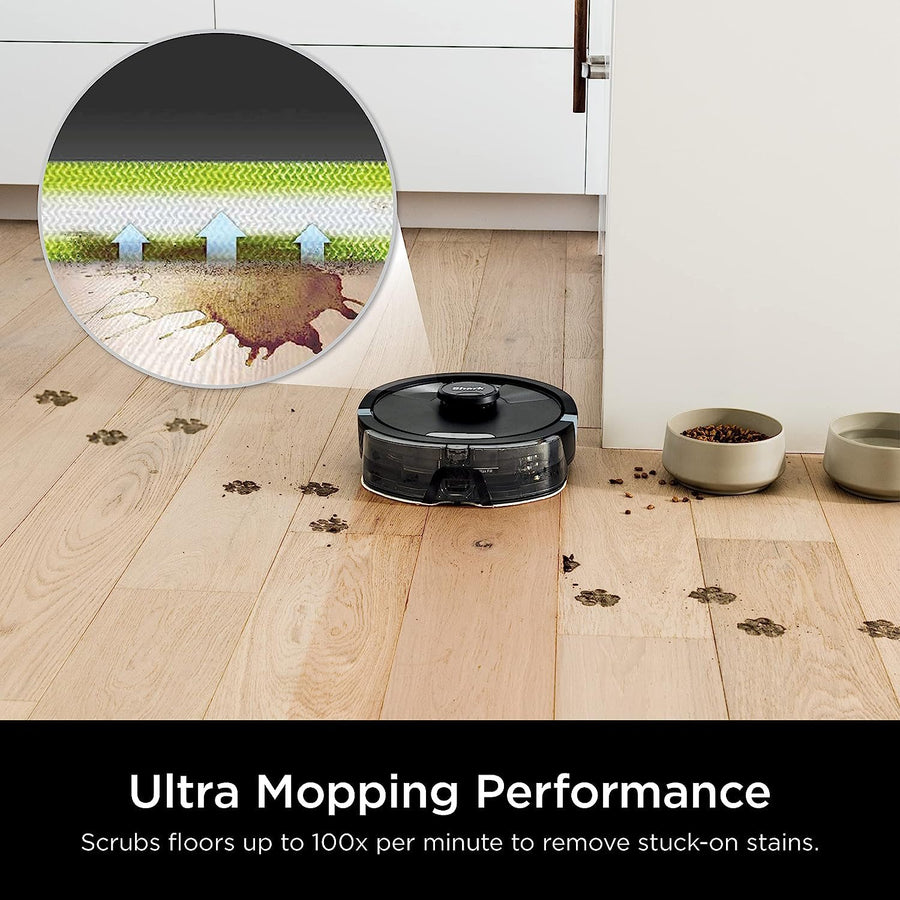 Shark AI Ultra 2-in-1 Robot Vacuum / Mop & XL Self-Emptying HEPA Base, Refurbished