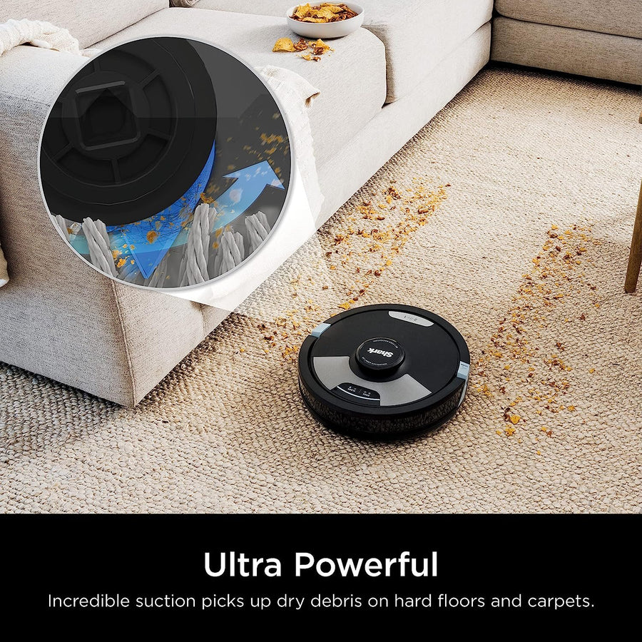 Shark AI Ultra 2-in-1 Robot Vacuum / Mop & XL Self-Emptying HEPA Base, Refurbished