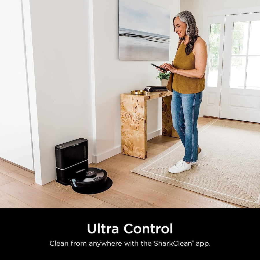 Shark AI Ultra 2-in-1 Robot Vacuum / Mop & XL Self-Emptying HEPA Base, Refurbished