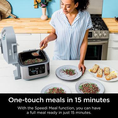 Ninja 6 Quart Speedi 12-in-1 Rapid Cooker and Air Fryer - Factory Refurbished