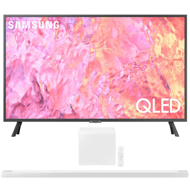 Samsung 55 Inch QLED 4K Smart TV 2023 with 3.1.2ch Soundbar White
