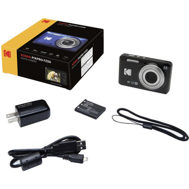 Kodak PIXPRO FZ55 Digital Camera, Black - Open Box