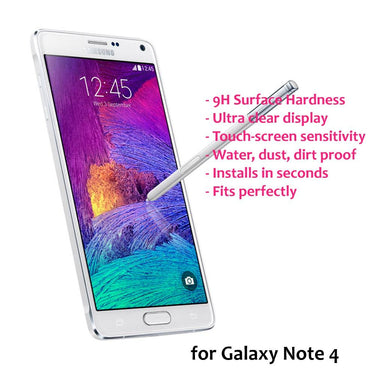 Hashub Goods HD 9H Tempered Glass Clear Screen Protector for Samsung Galaxy Note 4