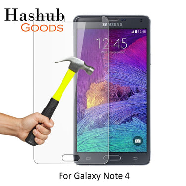 Hashub Goods HD 9H Tempered Glass Clear Screen Protector for Samsung Galaxy Note 4