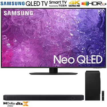 Samsung QN65QN90CA 65" Neo QLED 4K Smart TV (2023) w/ Q-series 7.1.2 Ch. Soundbar
