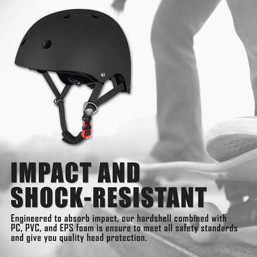 Deco Essentials Adult Helmet with Impact Resistance for Bikes, (Large) Open Box