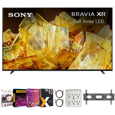 Sony Bravia XR 65" X90L 4K HDR LED Smart TV (2023) with Movies Streaming Pack