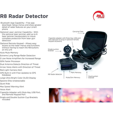 Uniden R8 Extreme Long Range Radar/Laser Detector