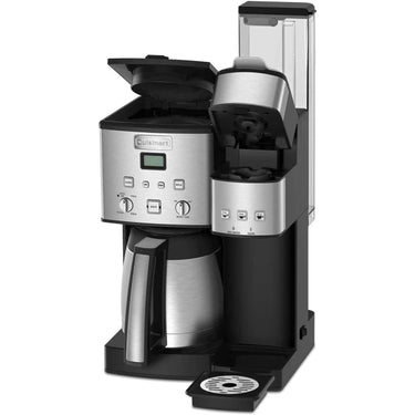 Cuisinart Coffee Center 10-Cup Thermal Coffeemaker and Single-Serve Brewer, Refurbished