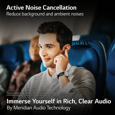 LG TONE Free Noise Cancellation True Wireless Bluetooth FP9 Earbuds w/Charging Case