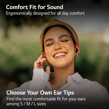 LG TONE Free Noise Cancellation True Wireless Bluetooth FP9 Earbuds w/Charging Case