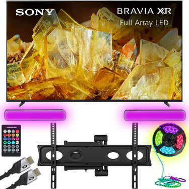 Sony Bravia XR 65" X90L 4K HDR LED Smart TV 2023 Model with Monster Cable Bundle