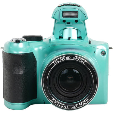 Polaroid  iE6035 18MP 60x Optical Zoom Digital Camera , Teal - Open Box