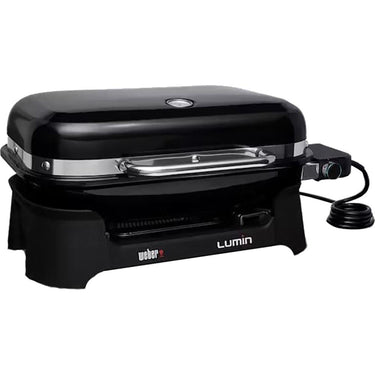 Weber Lumin Compact Indoor Outdoor Electric Grill; Black; 91010901 - Open Box