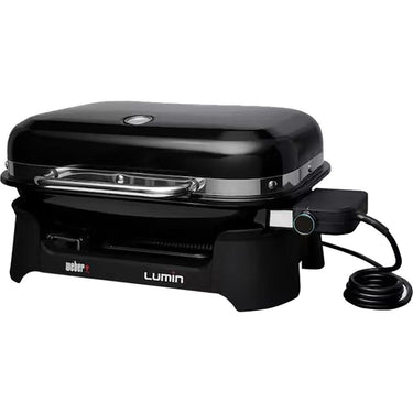 Weber Lumin Compact Indoor Outdoor Electric Grill; Black; 91010901 - Open Box