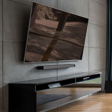 Deco Gear 60W 2.0 Channel Soundbar Bundle with Monster Full Motion Lighting Wall Mount