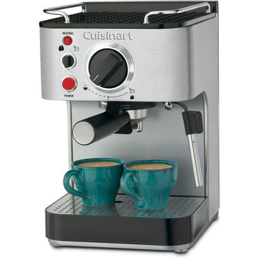 Cuisinart Stainless Steel Manual Espresso Maker with 2 Year Warranty