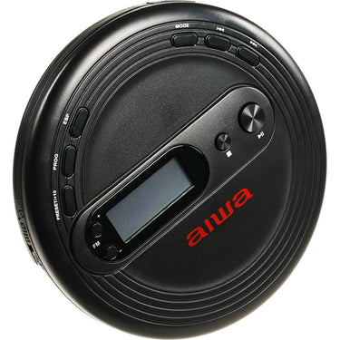 Aiwa Personal Portable CD/MP3 Player with FM Tuner, 3.5mm Earbuds Open Box