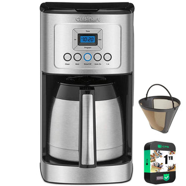 Cuisinart DCC-3400 12 Cup Programmable Thermal Coffee Maker + Extended Warranty