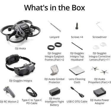 DJI Avata Explorer Combo with Goggles Integra and RC Motion 2 Controller