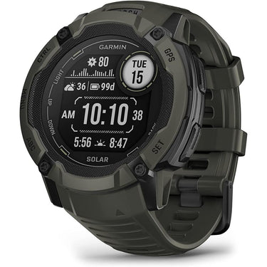 Garmin Instinct 2X Solar Rugged GPS Smartwatch Moss with 2 Year Warranty