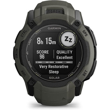 Garmin Instinct 2X Solar Rugged GPS Smartwatch Moss with 2 Year Warranty