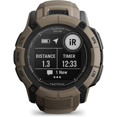 Garmin Instinct 2X Solar GPS Smartwatch Tactical Edition Tan with 2x Bracelet