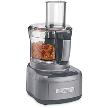 Cuisinart 8 Cup Food Processor, 350-Watt Motor, Gunmetal (FP-8) - Factory Refurbished