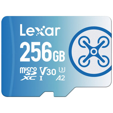 Lexar 256 GB FLY microSDXC UHS-I Memory Card (3-Pack) + Drone Software Bundle